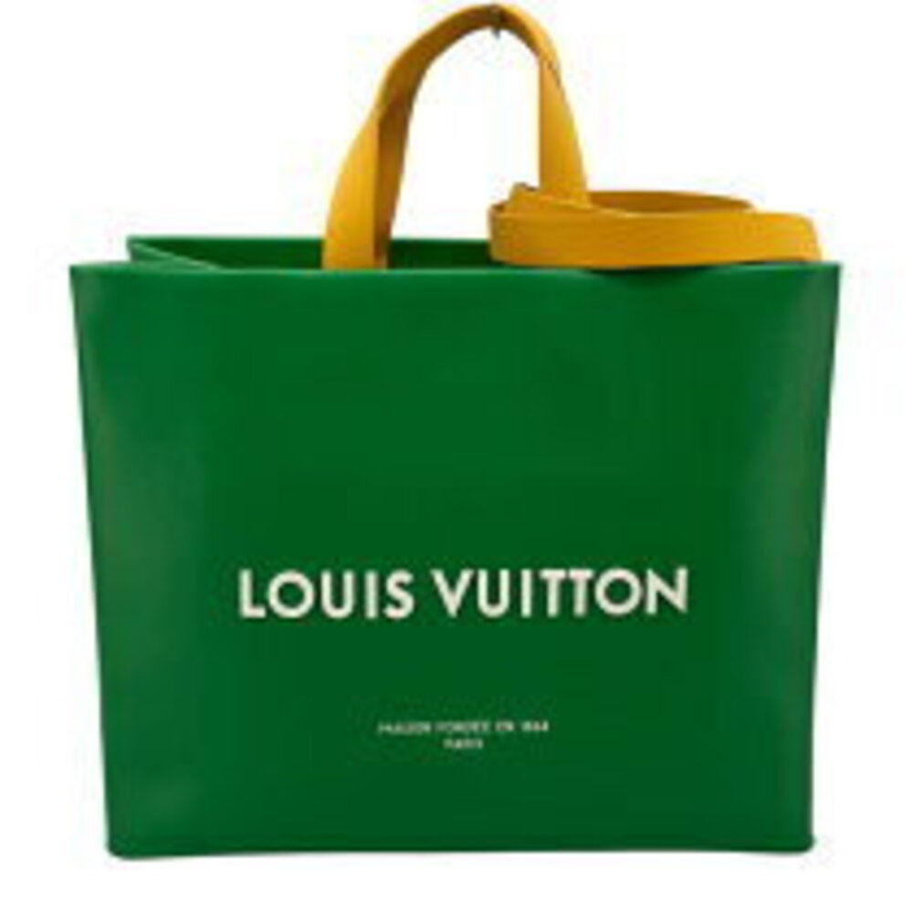 Louis Vuitton Shopper Tote Vert LV Package Bag